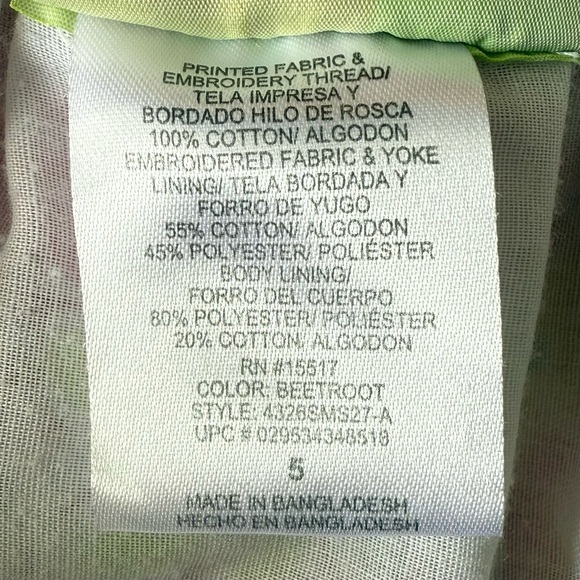 Penelope Mack Sundress Pink Floral Ruffled Spring Summer Toddler Girls Size 5 - Picture 9 of 9